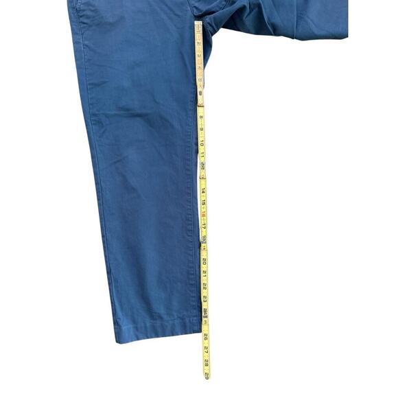 Bonobos Men's Steely Blue Cotton Stretch Washed Slim Fit Chino Pants Size 31 - Picture 2 of 6